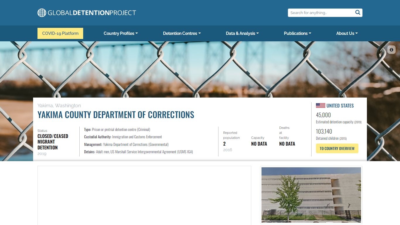 Yakima County Department of Corrections - Global Detention Project